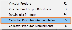 Cadastro de Produtos